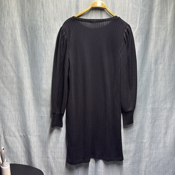 Zeagoo Classic Black Long Sleeve Dress size large NWT - Picture 7 of 8